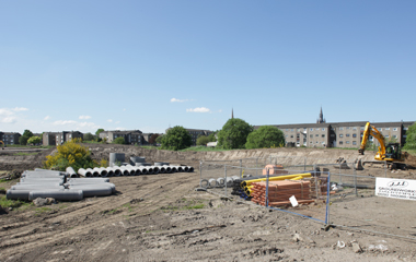 The gap site that will be home to Renfrew Health and Social Work 